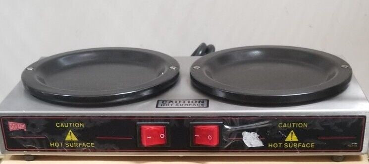 Ceicelware/Grindmaster MW-2 Double Burner Decanter Warmer Station, 120v/60/1