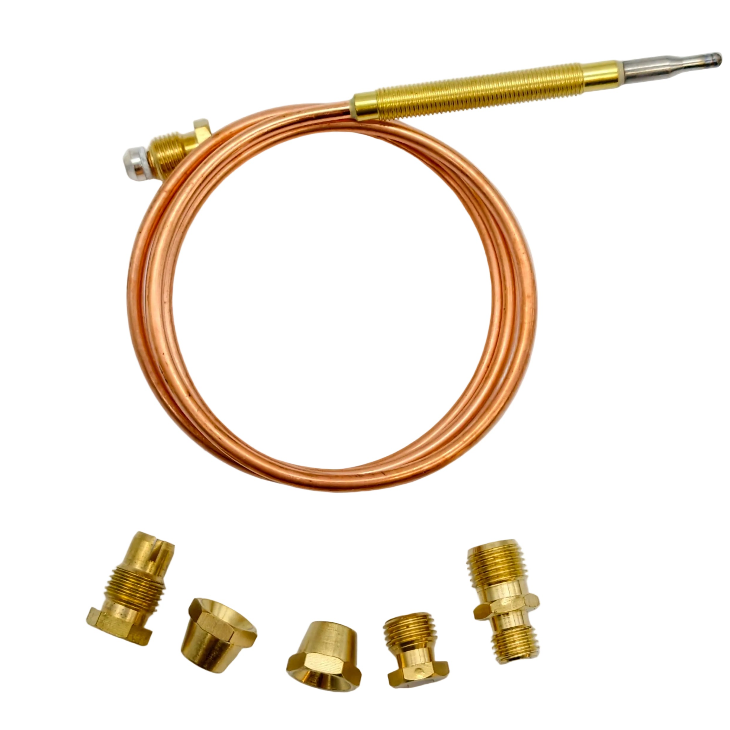 Universal Household Gas Thermocouple Sensor Replacement Propane BBQ Grill Fire Pit Fireplace Heater Millivolt Generator Valve