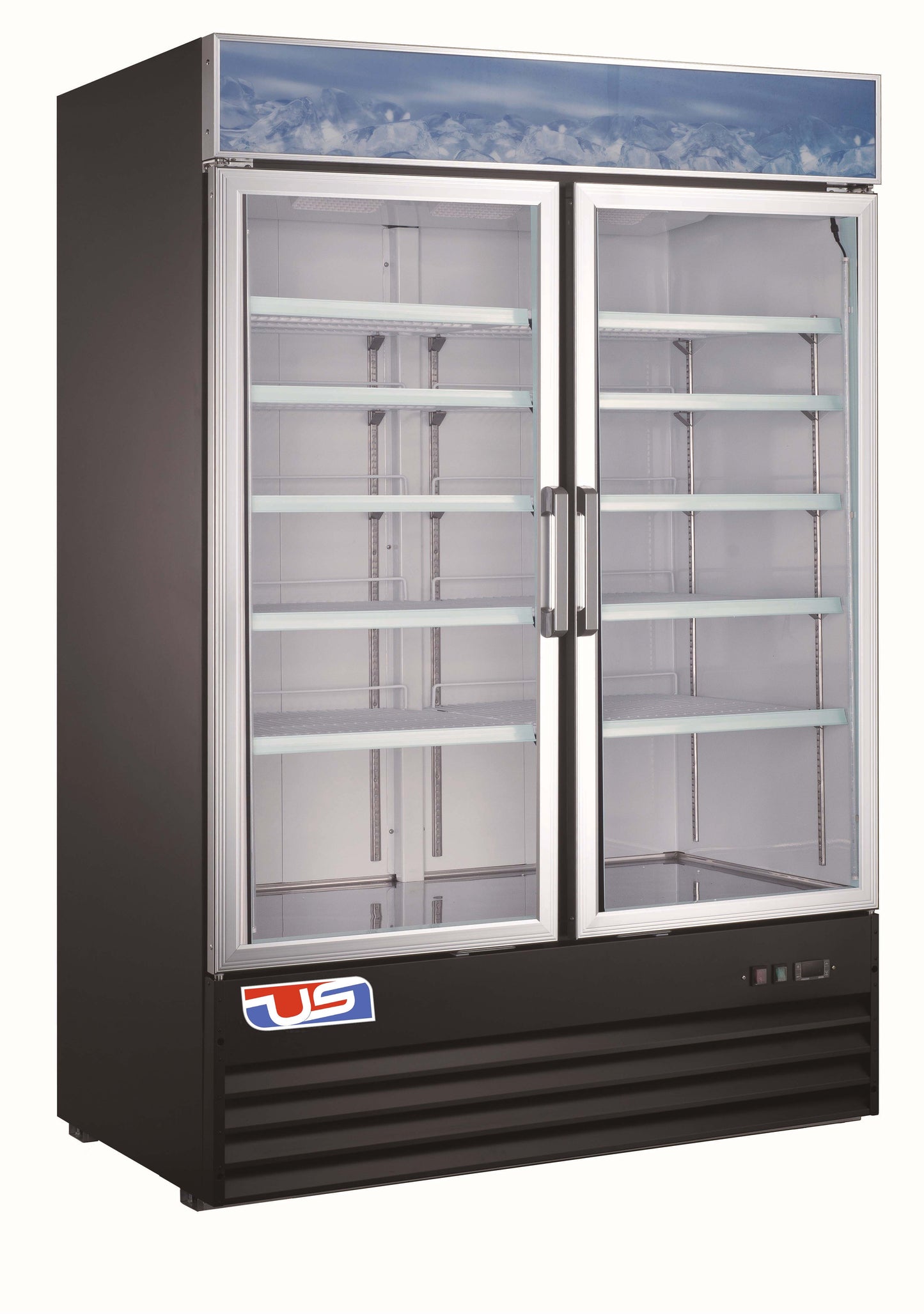 Glass Door Display Refrigerators 2 doors