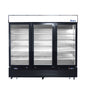 Glass Door Display(3) Glass Door Merchandiser Refrigerators